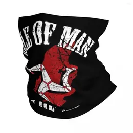 Scarves Isle Of Man Motorcycle Bandana Neck Gaiter Printed Mask Scarf Multifunction Balaclava Riding For Men Women Adult Washable