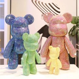 Stitch DIY Diamond Painting Crystal Bear Doll Mosaic Embroidery Rhinestone Full Drill Violent Bears Gift for Girl Kid Home Decoration