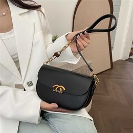 26% OFF Designer bag 2024 Handbags Small and fashionable minimalist for women in spring/summer chain small square high stripe quality versatile crossbody