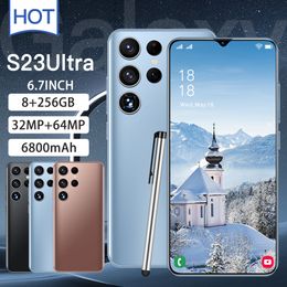 S23 Ultra New Smartphone Phone Android 6800mAh 16+1TB 7.3 inch hd screen cell phone global version 5G mobile phones Unlock 4G 5G cell phone