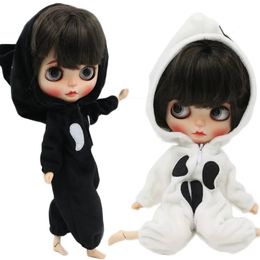 Outfits for Blyth doll Halloween Sleeping CLothes Bachelors Gown Suit For 16 BJD Icy Dbs Anime Girl Ob24 Azone S 240311