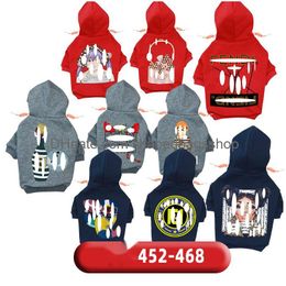 Dog Apparel Designer Clothes Brand Soft And Warm Dogs Hoodie Sweater With Classic Design Pattern Pet Winter Coat Cold Weather Jackets Otz2F