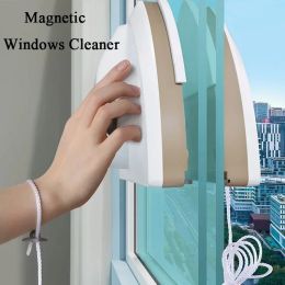 Cleaners Magnetic Window Cleaner Glasses Household Cleaning Windows Cleaning Tools Scraper for Glass Magnet Brush Wiper