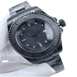 All Black Top quality Luxury Mens Watch SEA-DWELLER Ceramic Bezel 44mm Stainless Steel 116660BKSO Automatic Black Cameron Diver