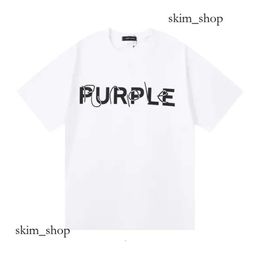 Brand T Purple Shirt 24SS Size XS-5XL Large Designer Tees Mens T-shirt Homme T Shirts Women Clothing Luxury Designers Short Sleeve Sprin 902