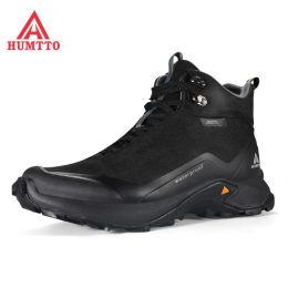 Shoes Humtto Hiking Shoes Professional Outdoor Climbing Camping Men Boots Mountain Trekking Sneakers Mens Tactical Hunting Sport Shoes