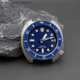 Wristwatches Turtle Abalone Diving Mens Wth NH35 Stainless Steel Diving Mens Automatic 200 meter WaterproofC24325