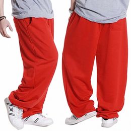 fi Streetwear Hiphop Joggers Men Casual Loose Baggy Sweatpants Wide Leg Harem Track Pants Cott Plus Size Dance Clothing h6ik#