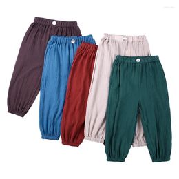 Trousers Toddler Long Pant Children Clothes Baby Bloomers Girls Wide-leg Boys Summer Thin Pants