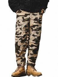 houzhou Camoue Cargo Pants for Men Jogging Army Camo Trousers Male Oversize Big Size Casual Vintage Streetwear Hip Hop 4XL A98L#