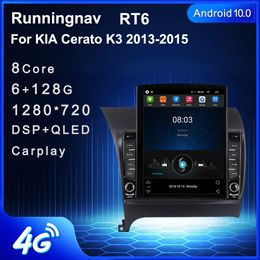 9.7" New Android For Kia K3 Cerato Forte 2013-2017 Tesla Type Car DVD Radio Multimedia Video Player Navigation GPS RDS No Dvd CarPlay & Android Auto Steering Wheel Control