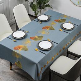 Table Cloth Rectangle Dining Tablecloth Pastoral Style Elegant Decor Cotton Linen Party El Desk Covers Dustproof