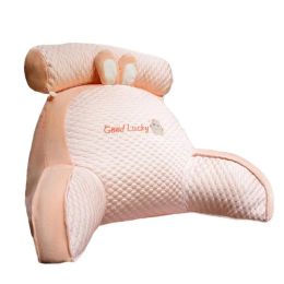Pillow Cute Reading Pillow Back Support Ice Silk Bedside Multifunctional Sofa Cushion for Playing Games Relaxing Watching TV Reading