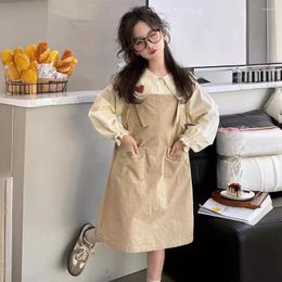 Clothing Sets Kids Clothes Girls 2024 Spring Summer Long Sleeved Shirt Tank Top Dress Age 12 14 16 Years Old