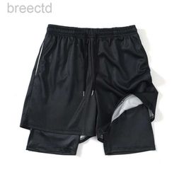 Men's Shorts Mens Shorts Mens 2-in-1 Performance Gym Shorts DIY Customized Double Layer Compression Sports Shorts Mesh Quick Drying Shorts Summer 24325