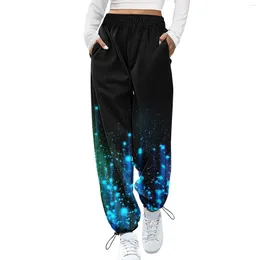 Women's Pants Sweatpants With Pockets Womens Casual Baggy Cargo Panties Fashion Streetwear High Waisted Wide Leg Loose Athletic Trousers