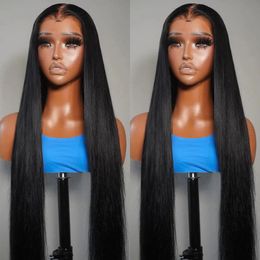 Hd Lace Frontal Wig 13x6 Lace Front Wig Human Hair 40Inch Bone Straight Transparent Lace Human Hair Wigs HD Lace 4x4 Closure Wig