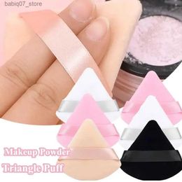 Sponges Applicators Cotton Triangle Velvet Powder Puff Pizza Powder Mini Face Makeup Sponge Makeup Washable Lightweight Makeup Tool Q240325