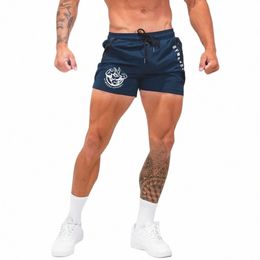 2023 Summer Bodybuilding Shorts Men Casual Quick Dry Bermuda Gym Fitn Crossfit Training Pants Male Beach Swim Trunks Bottoms O5UI#
