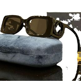 Designer Men Women Glasses Brand Omplassi da sole Fashion Classic Leopard Uv400 Goggle con telaio in scatola Travel Beach Factory G6998
