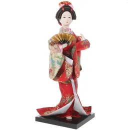 Decorative Figurines Kimono Desktop Geisha Silk Crafts And For Kids Japanese Style Adornment Home Decor Decorate Handmade