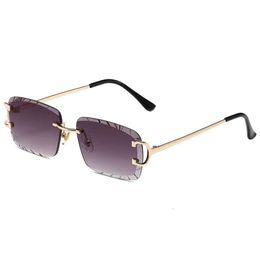 Y2k Designer Sunglasses Carter Diamond Cut Eyewear Outdoor Cool Decoraiton Vintage Mens Shades Lentes De Sol Mujer
