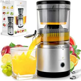 Juicers Lemon Orange Juicer Electric Citrus Squeezer Presser Rechargeable Juicer Machine - Wireless Portable Juicer Machine (Black/Silver)L2403