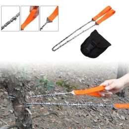 Tools Outdoor Pocket Portable Chainsaw Multifunctional Survival Chain Saw 11/16/33 teeth 24 inch camping survival wire saw