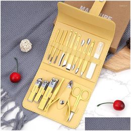 Nail Art Kits Clipper Set A Fl Of High-Grade Men And Women On Special Nails Cut Clippers Pedicure Tool Drop Delivery Dhkzx