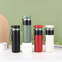 Water Bottles High End Creative Tea Separation Insulation Cup Stainless Steel Brewing Business Office Gift