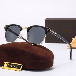 Vintage Metal tom-fordn Sunglasses For Men And Women Stylish And Durable Eyewear With High Quality Frames From Hat