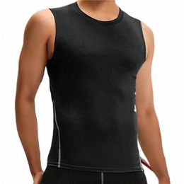 summer Vest Men Tracel Dry Quick Tank Top Men'S Underwears Undershirts Slim Fit Sports Fitn Sleevel Breathable Tops U6Vs#