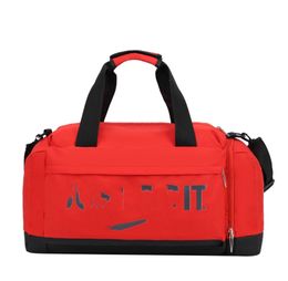 Fashion Brand Large Capacity Travel Bag Dry Wet Separation Gym Bag Men's Independent Shoes Warehouse Transport Shoulder Crossbody Hand-Held Luggage Bags