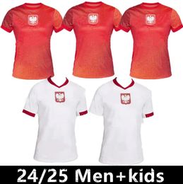 2024 2025 New Polands Lewandowski Soccer Jerseys Polonia 23 24 KRYCHOWIAK GROSICKI Zielinski Milik Zalewski Szymanski Polish Football Shirt Men kit