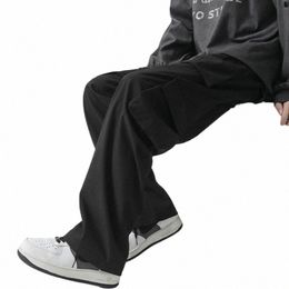 men Casual Cargo Pants 5XL Loose Straight Pants Male Fi Streetwear Jogger Sweatpants New Summer Multiple Pockets Trousers V6pV#