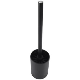 Brushes For Thorough and Easy Cleaning in Black Toilet Brush with Plastic Bristles