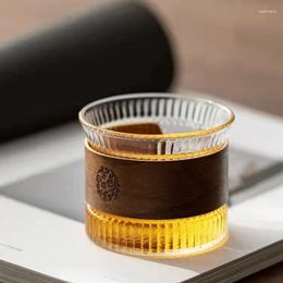 Wine Glasses 140ml Japanese Glass Tea Cup Anti-scalding Insulation Brewing Fair Dispenser Personal Master