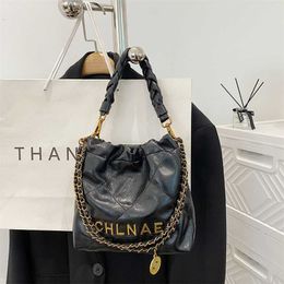 12% OFF Designer bag 2024 Handbags Same style for womens trendy Korean version of Western style girl Lingge small fragrance chain for wandering