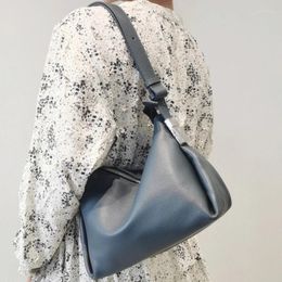 Evening Bags Women's Tote Bag Genuine Leather Hobo High Quality Cowhide Handbag Single Shoulder Crossbody Ladies Casual Messenger