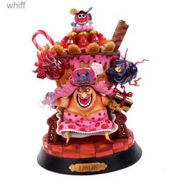 Action Toy Figures One piece Four Emperors Mom Pirate Charlotte Lin GK PVC Action Figure Series Model Childrens Toy Doll GiftC24325