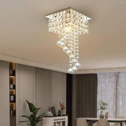 Ceiling Lights FRIXCHUR Chandelier Light Luxury Modern Led Lamp Crystal For Living Room Bedroom Hallwa