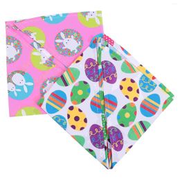 Dog Apparel 2pcs Party Bandanas Egg Triangle Bibs Scarf Cat Handkerchief Kitten Neckerchief Festival Puppy Costume