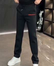 Модные мужские брюки Дизайнерские мужские спортивные штаны из технического флиса Хип-хоп Мужские женские удобные теплые брюки с буквенным принтом, мягкие комфортные спортивные штаны для бега высокого качества