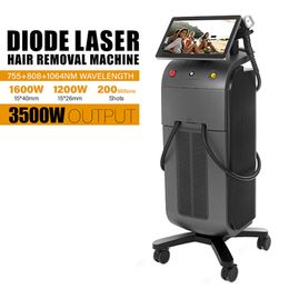 Latest Diode Laser Hair Removal Machine Painless Hair Reduction Laser Equipment Black Skin Rejuvenation Salon Use FDA Approved Exhibition Sales