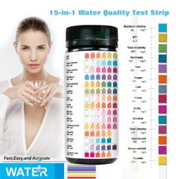 Testing Drinking Water Test Strip Water Quality Testing Strip For Dishwasher Swimming Pool Aquarium PH Bromine Nitrate Salt Quality Tes