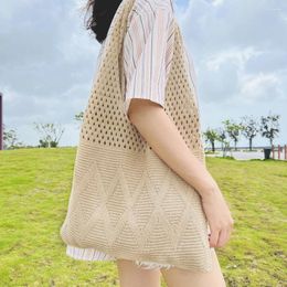 Shoulder Bags Fashion Knitting Women Underarm Bag Female Large Capacity Totes Hobo Travel Shopping Purse Brand Designer Handbags