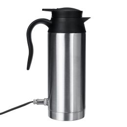 Tools 12V /24V 800ml Stainless Steel Electric Kettle InCar Travel Trip Coffee Tea Heated Mug Motor Hot Water Boiling for Car Truck