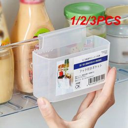 Kitchen Storage 1/2/3PCS Fridge Box Organizer Adjustable Refrigerator Rack Sauce Bag Organiser