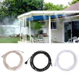 Sprayers 6/9/12/15/18m Cooling Water Fog Sprayer System Garden Nebulizer Plants Irrigation Sprinkler Outdoor Misting Kit for Greenhouse