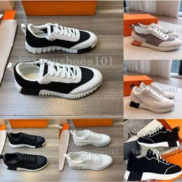 38A Bouncing Sneaker Designer Suede Casual Shoes Trainers Breathable Patchwork Mesh Running Shoe Women Men Bounce Sneaker Non-slip Rubber Flat Shoe With Box